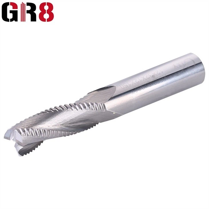 3-schneidiger Schruppfräser